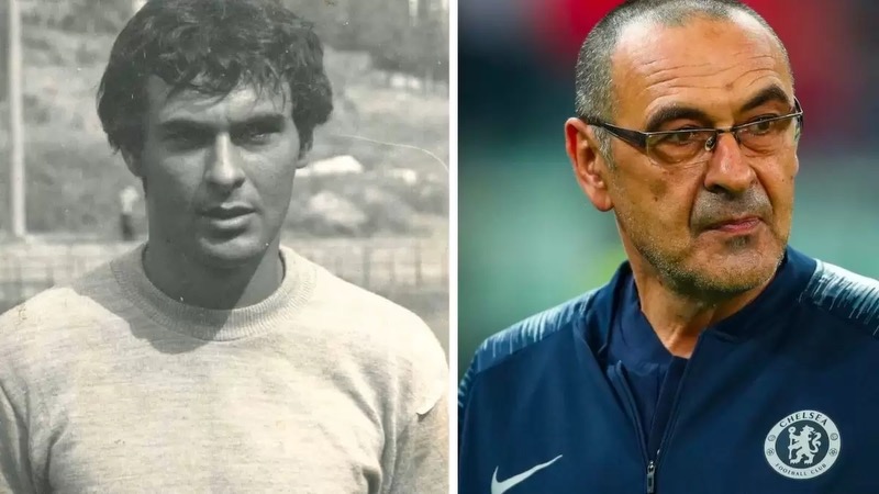 Huấn luyện viên Maurizio Sarri khi chơi bóng chỉ là cái tên vô danh